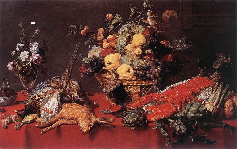 Natura morta con cesto di frutta — Frans Snyders